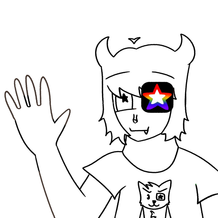 uncolored halfbody