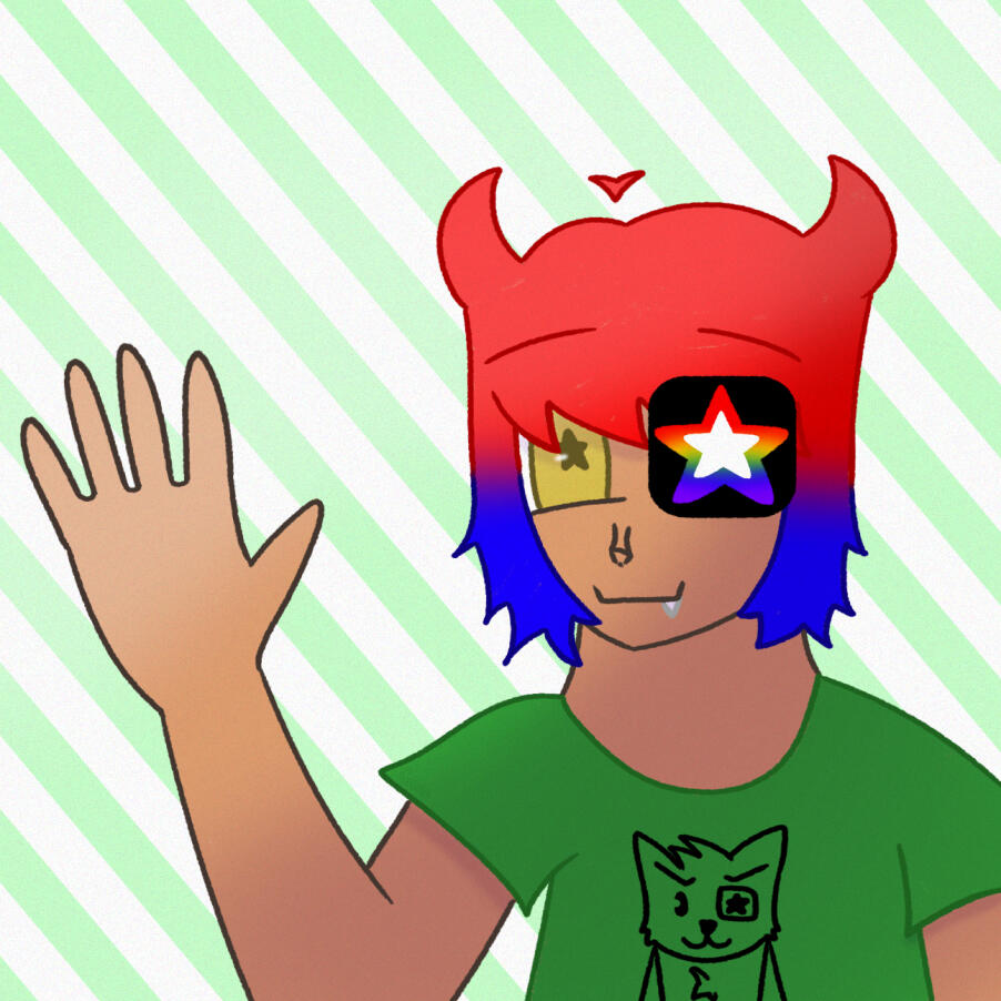 fully shaded w/ background halfbody